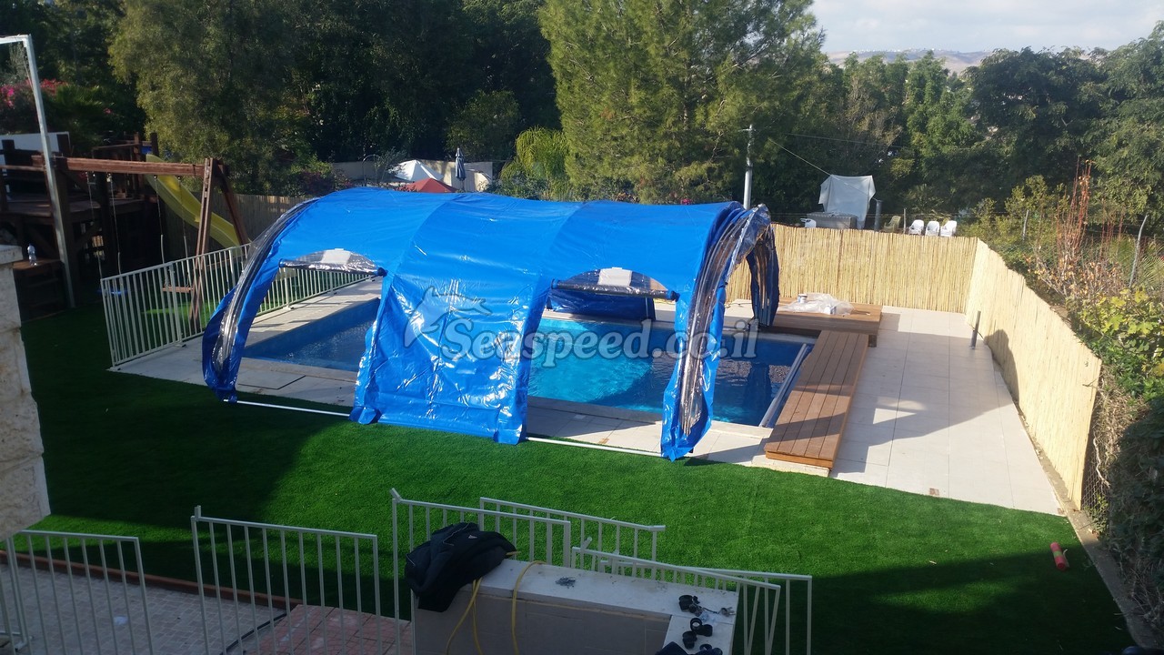 Pool Cover10.8x4.9x2.6 Setup34