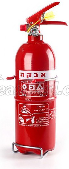 מטף כיבוי 2 ק"ג עם שעון