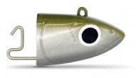 ראש לפתיון סיליקון Black Minnow Jig Head FIIISH מספר 5 במשקל 60 גרם