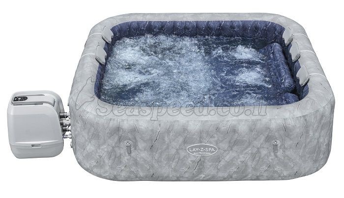 ג'קוזי מתנפח נייד דגם 6001Q San Francisco Hydro Massage של Bestway