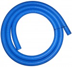 צינור שרשורי מחוזק כחול בקוטר 50 מ"מ עם דופן פנימית חלקה