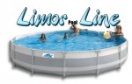 בריכת שחייה עגולה מדגם Limor Pool Line 550X100