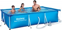 בריכת שחייה Bestway Splash Frame Pool 300X201X66 כולל משאבה 