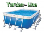 בריכת שחייה מלבנית מדגם Yarden Pool Line 720X340X132