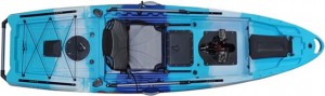 קיאק דיג מהיר הנעת פדלים וסנפירים מדגם Pedal Drive Wahoo