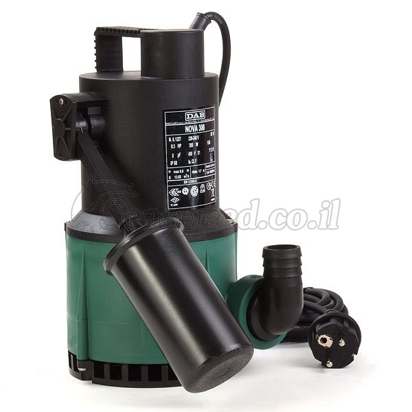 משאבה טבולה תוצרת DAB איטליה דגם 300 NOVA עם מצוף חיצוני