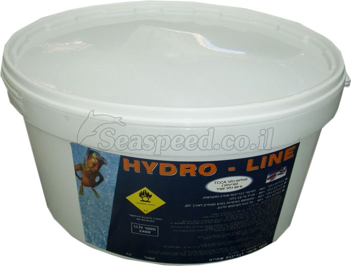 טבליות כלור משופרות משולבות 5 ק"ג  Hydro-Line Tri Chlor