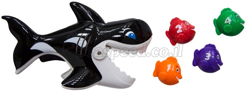 ליוויתן אורקה אוכל דגיגים צבעוניים Gobble Guppies