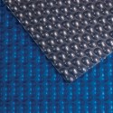 כיסוי צף Silver Blue Geobbuble  700 מיקרון סולארי כהה עם בועות אוויר בצורת שמיניות   