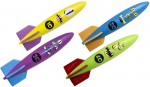 ארבעה טילי טורפדו במארז Toypedo Bandits תוצרת SwimWays  