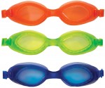 שלוש משקפי שחייה צלילה צבעוניים במארז תוצרת SwimWays 