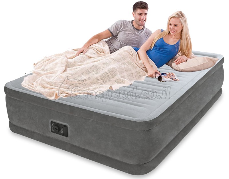 מיטת יוקרה איכותית מזרון שינה זוגי מתנפח בגובה של 46 ס"מ בטכנולוגית Dura - Beam דגם  64414 