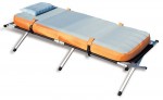 מיטת שדה מתקפלת איכותית מאלומיניום הכוללת תיק מזרון כרית עם ציפוי ומשאבת לניפוח אוויר